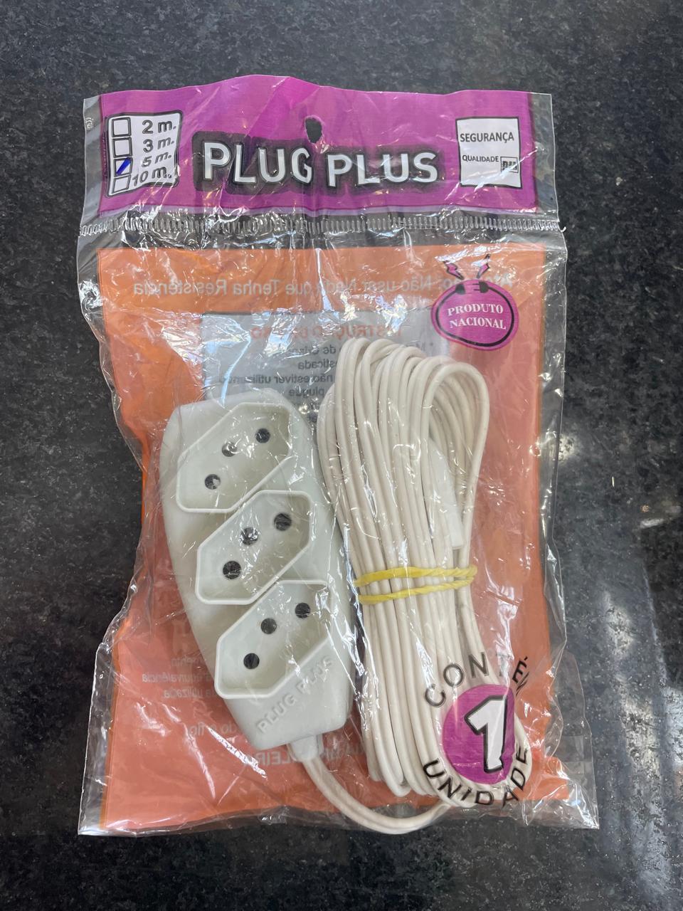 EXTENSÃO BRANCA 10V/20V 5M