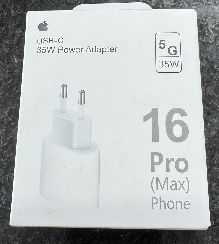 Fonte Iphone 35W Power Adapter 16 pro max