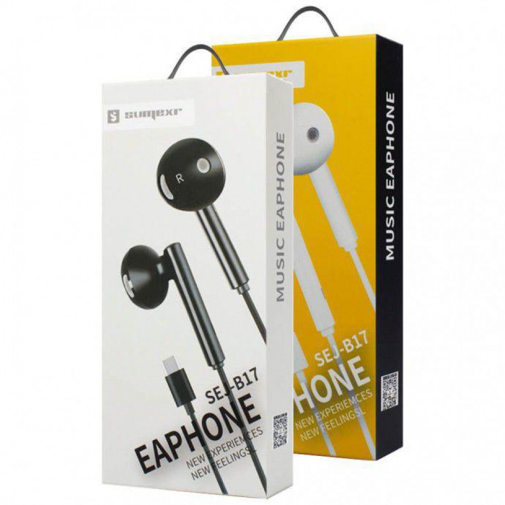 FONE DE OUVIDO SEJ-B17 BRANCO EAPHONE --- FONE DE OUVIDO  B-17 PT