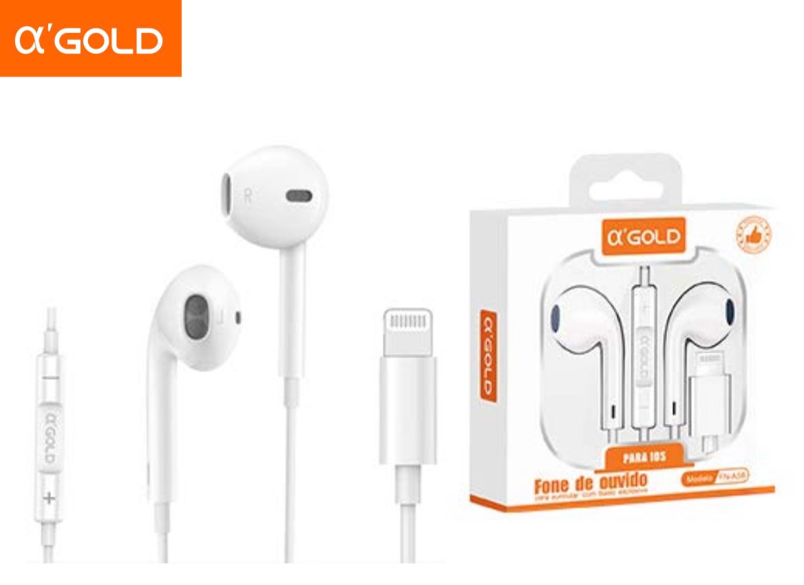 FONE DE OUVIDO PARA IOS OL GOLD FN-A58